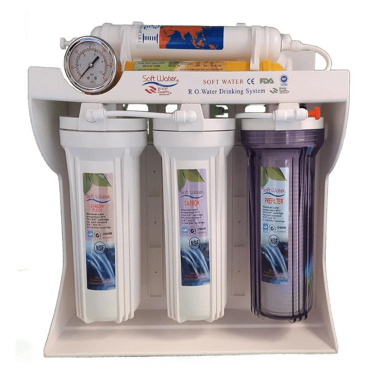 دستگاه تصفیه آب 6 مرحله ای سافت واتر مدل soft water-X100